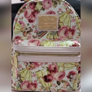 NWT Floral Belle Beauty and the Beast Disney Loungefly